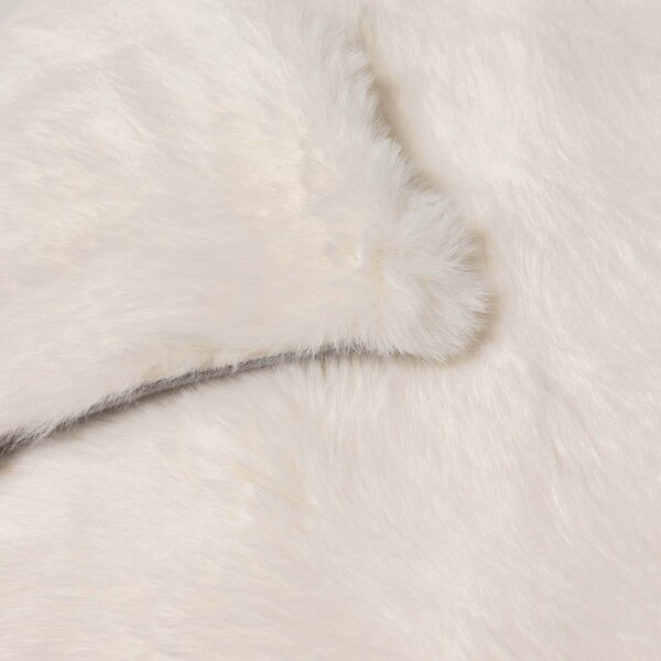 Coperta color crema in micropile 180x220 cm Mounty – douceur d'intérieur