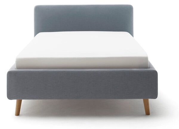 Letto singolo imbottito blu polveroso rete non inclusa 120x200 cm Mattis – Meise Möbel