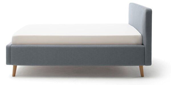 Letto singolo imbottito blu polveroso rete non inclusa 120x200 cm Mattis – Meise Möbel