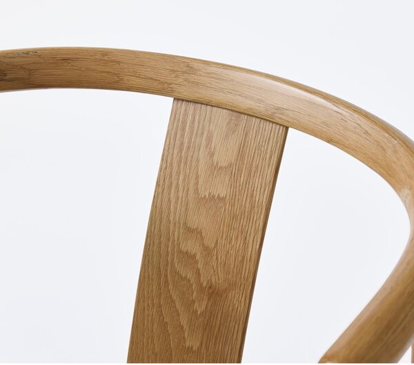 Sedia da pranzo in colore beige-naturale Relate - Unique Furniture