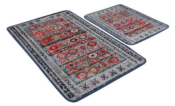 Set di tappetini per il bagno 2 pz 60x100 cm Weref – Foutastic