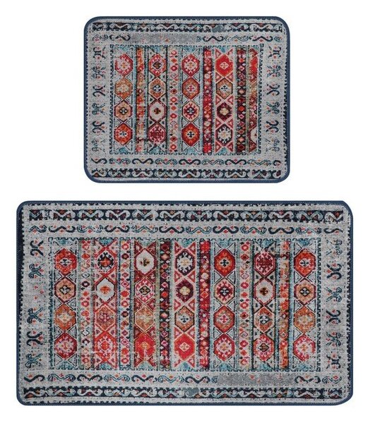 Set di tappetini per il bagno 2 pz 60x100 cm Weref – Foutastic