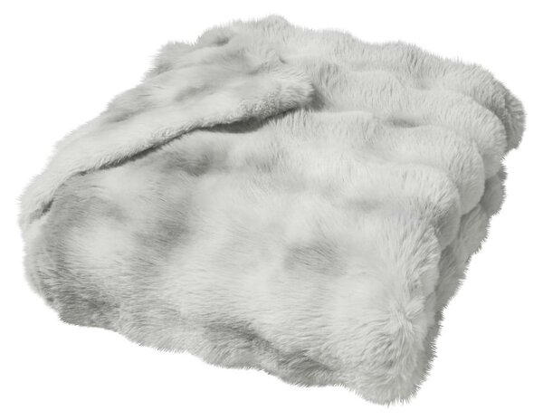 Coperta grigia in micropile 180x220 cm Mounty – douceur d'intérieur