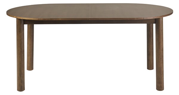 Tavolo allungabile ovale in legno scuro noce L180-230 cm CLAUDIE