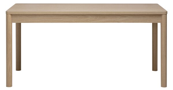 Tavolo da pranzo rettangolare con contenitori finitura legno chiaro rovere L160 cm IZZIE