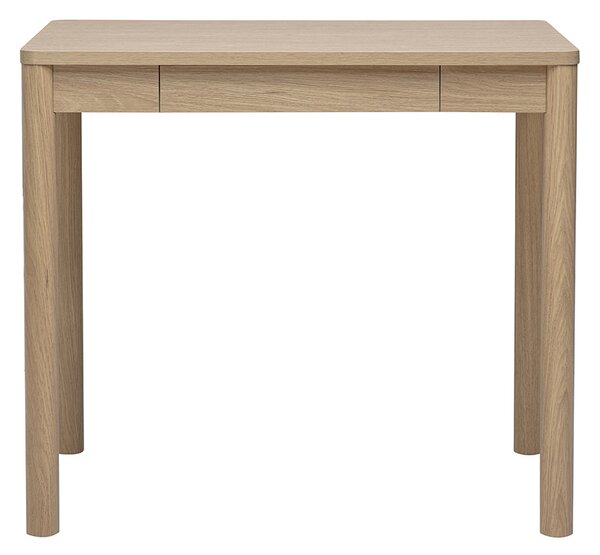 Tavolo da bar con contenitore finitura legno chiaro quercia L110 cm IZZIE