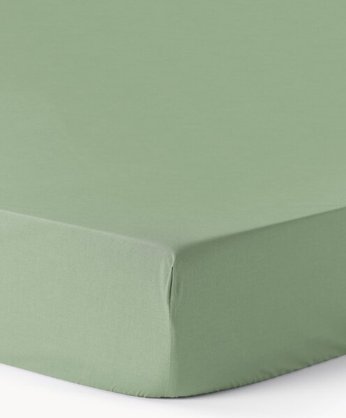 Lenzuolo con angoli topper in cotone percalle Elsie