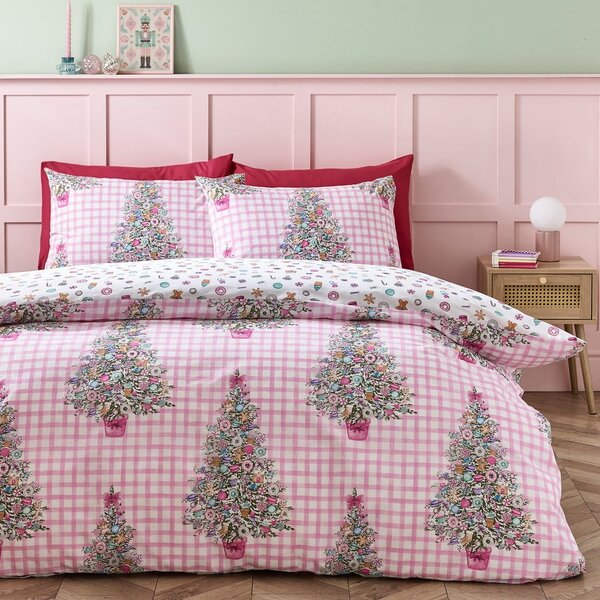 Set copripiumino e federa rosa per letto singolo 135x200 cm Sweets and Treats – Catherine Lansfield
