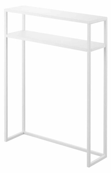 Tavolo consolle bianco in metallo 18x60 cm Tower – YAMAZAKI