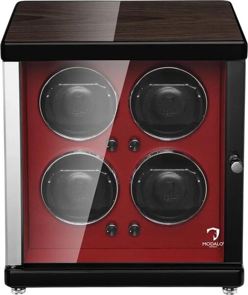 Modalo - 1504744 - Carica orologi per 4 Orologi - Ambiente - macassar-rosso
