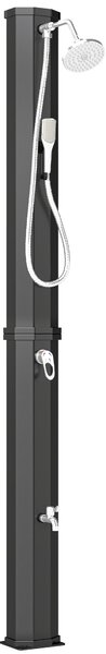 Outsunny Doccia Solare 60L, Doccia da Giardino Esterno con 2 Soffioni Riscaldata | Aosom Italy