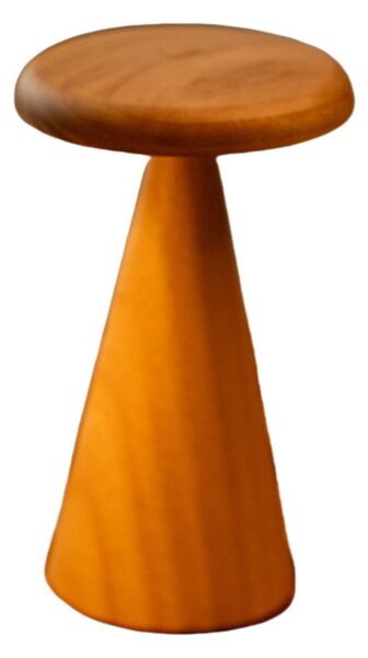 Lampada da tavolo LED di colore naturale con paralume in legno (altezza totale 21 cm) Sylva – Gingko