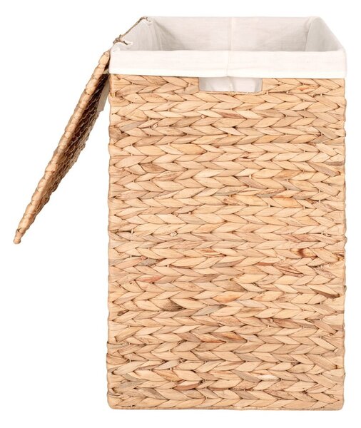 Cesta per il bucato di colore naturale in giacinto d'acqua Passo – House Nordic
