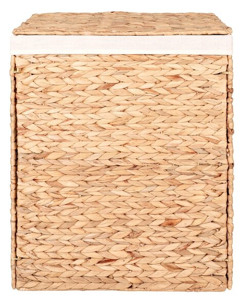 Cesta per il bucato di colore naturale in giacinto d'acqua Passo – House Nordic