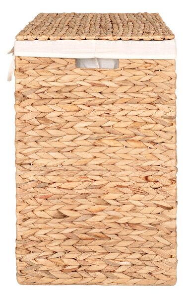 Cesta per il bucato di colore naturale in giacinto d'acqua Passo – House Nordic
