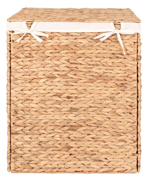 Cesta per il bucato di colore naturale in giacinto d'acqua Passo – House Nordic