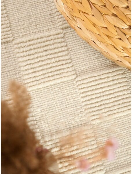 Passatoia color crema in lana tessuta a mano 80x200 cm Scala – Villeroy&Boch