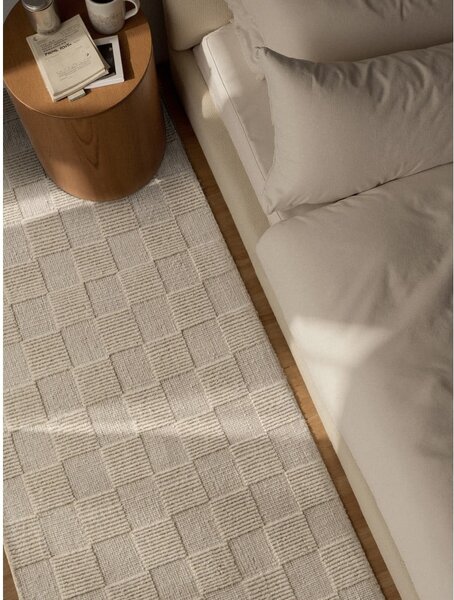 Passatoia color crema in lana tessuta a mano 80x200 cm Scala – Villeroy&Boch
