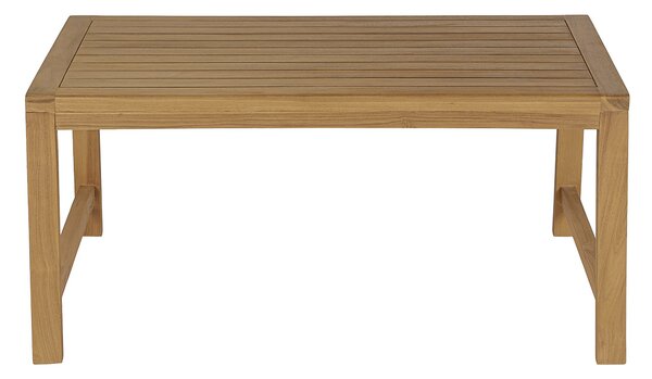 Tavolino da giardino rettangolare in legno massello di teak L100 cm SUNDA