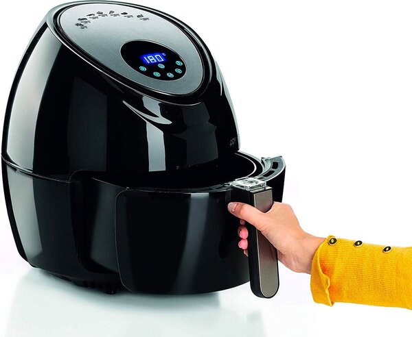 Ariete Friggitrice ad Aria Capacit 5.5 Litri Potenza 1800 Watt con Timer colore Nero - 4618 Airy Fryer XXL