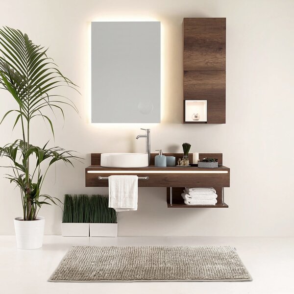 Tappetino per il bagno beige 50x70 cm Bati – Restilo