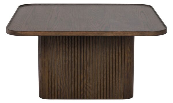 Tavolino marrone scuro in rovere ø 80 cm Sullivan - Rowico