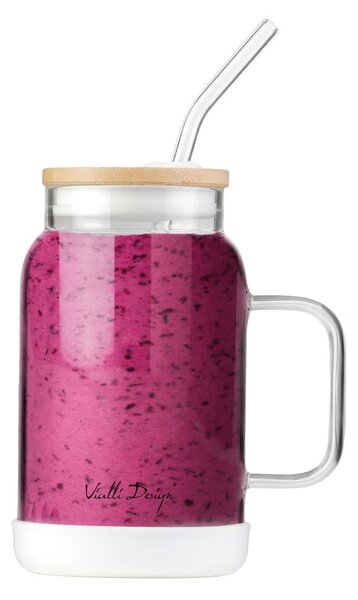 Barattolo con cannuccia 600 ml Fuori – Vialli Design