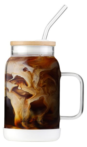 Barattolo con cannuccia 600 ml Fuori – Vialli Design
