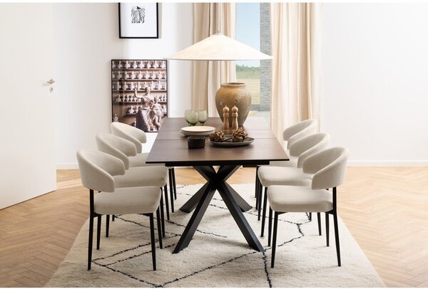 Tavolo da pranzo pieghevole in ceramica 90x210 cm Irwine - Actona