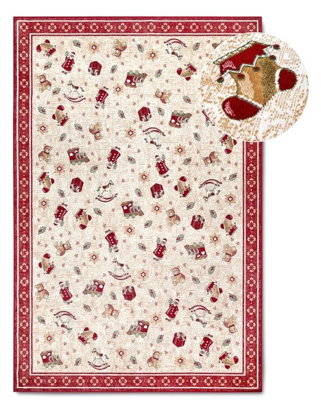 Tappeto rosso natalizio in cotone 160x230 cm Toy's Delight Red Christmas - Villeroy&Boch