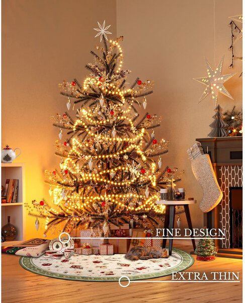 Tappeto rotondo verde natalizio in cotone ø 160 cm Toy's Delight Green Christmas - Villeroy&Boch