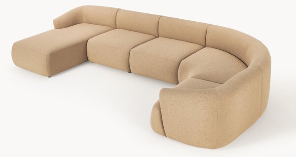 Divano XL componibile in bouclé Sofia
