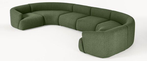 Divano XL componibile in bouclé Sofia