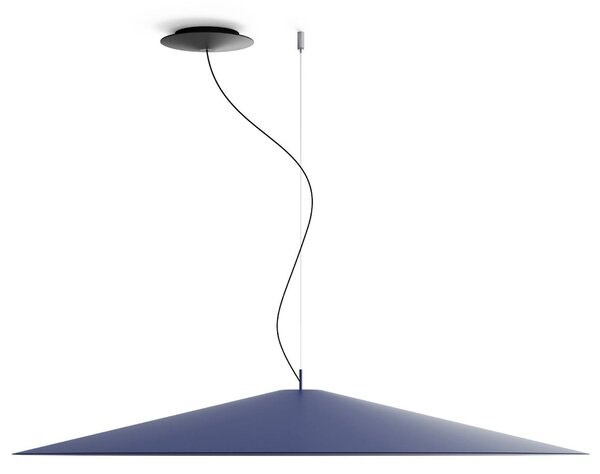 Luceplan Koinè lampada LED sospensione Ø 110cm blu