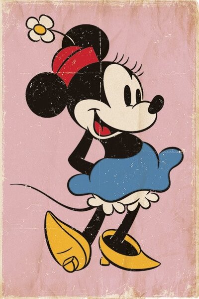 Posters, Stampe Minnie Mouse - Retro