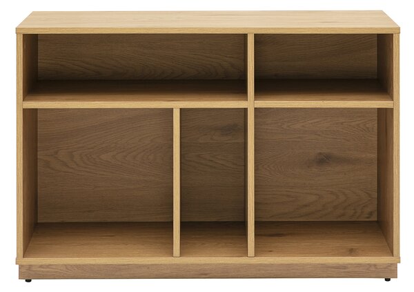 Buffet aperto con vani finitura legno chiaro quercia L96 cm SEVILLE