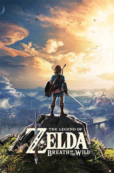 Posters, Stampe The Legend Of Zelda Breath Of The Wild - Sunset