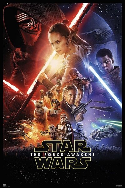 Posters, Stampe Star Wars Vii - The Force Awakens, (61 x 91.5 cm)