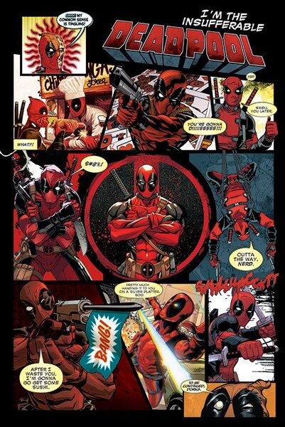 Posters, Stampe Deadpool - Panels