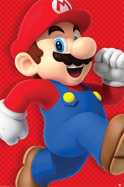 Posters, Stampe Super Mario - Run