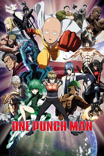 Posters, Stampe One Punch Man - Collage, (61 x 91.5 cm)