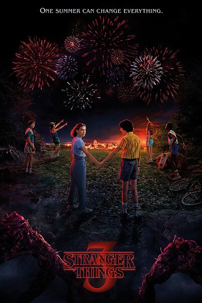 Posters, Stampe Stranger Things - One Summer, (61 x 91.5 cm)