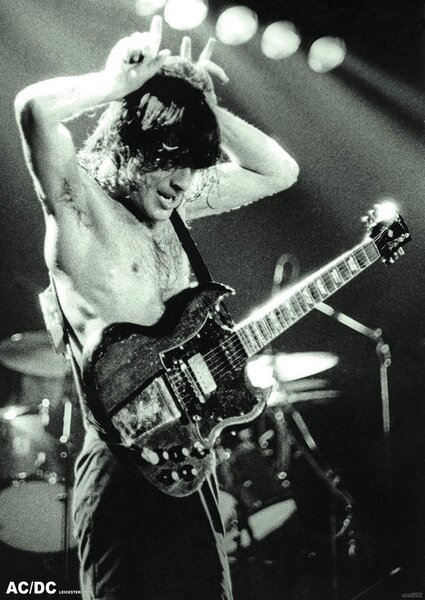 Posters, Stampe Ac Dc - Angus Young 1979
