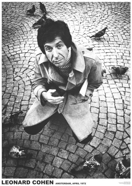 Posters, Stampe Leonard Cohen - Amsterdam 72