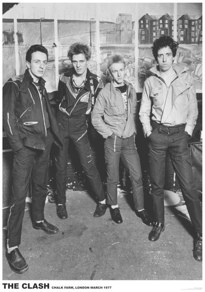 Posters, Stampe The Clash - London 1977, (59.4 x 84 cm)