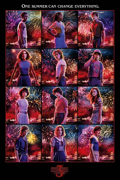 Posters, Stampe Stranger Things - Character Montage