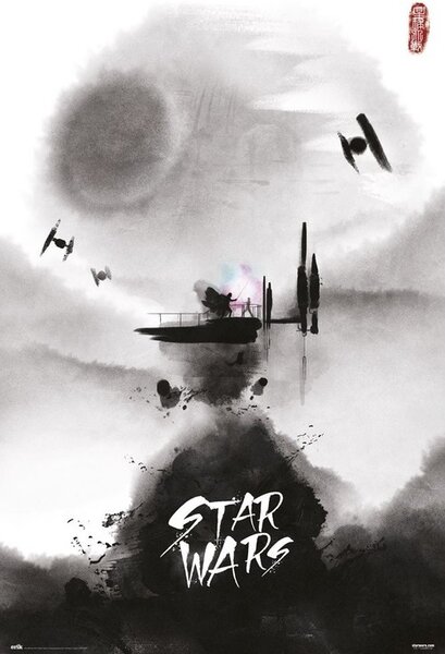 Posters, Stampe Star Wars - Ink