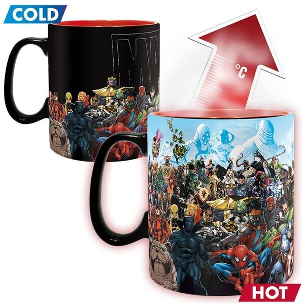 Tazza cambiacolore Marvel - Heroes