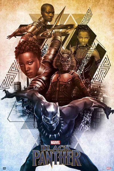 Posters, Stampe Marvel - Black Panther, (61 x 91.5 cm)