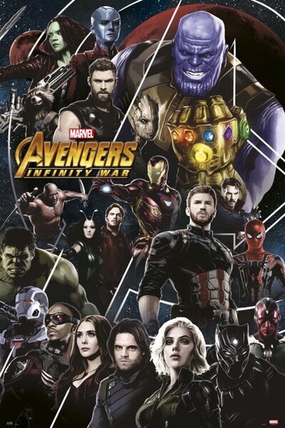 Posters, Stampe Avengers Infinity War, (61 x 91.5 cm)
